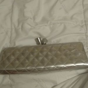 Silver Sondra Roberts clutch